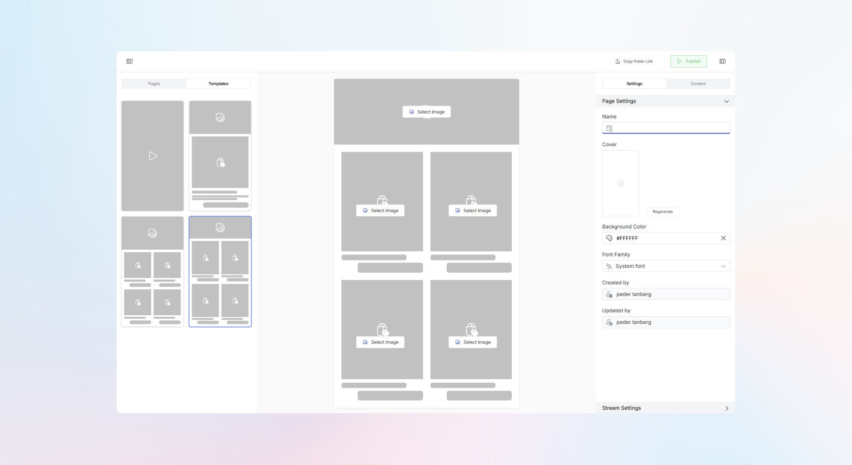 Screenshot of the Stream Editor